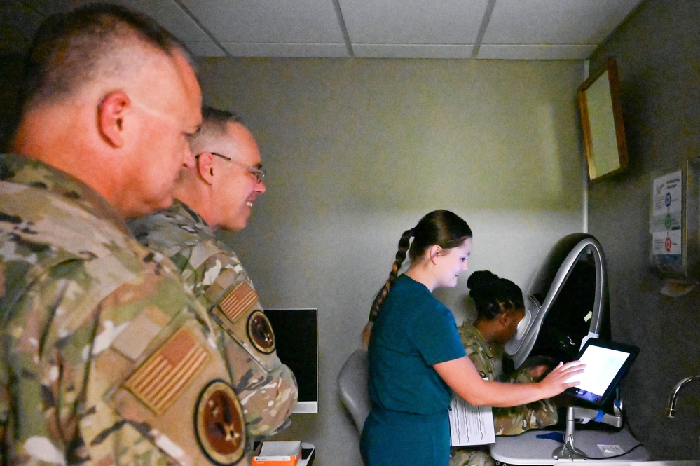 AETC senior medical leaders visit Mighty 97th