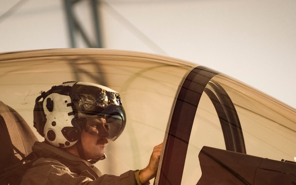 VMFA-225 F-35Bs Launch from MCAS Yuma for Strike Mission