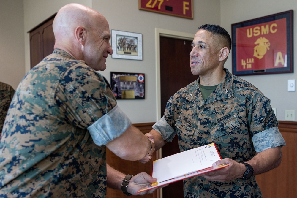 Col. Randall Receives Legion of Merit