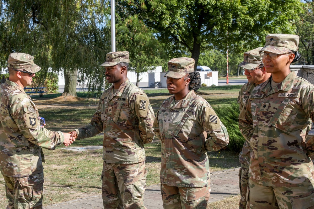 DVIDS - Images - Division senior enlisted leader visits Powidz base ...