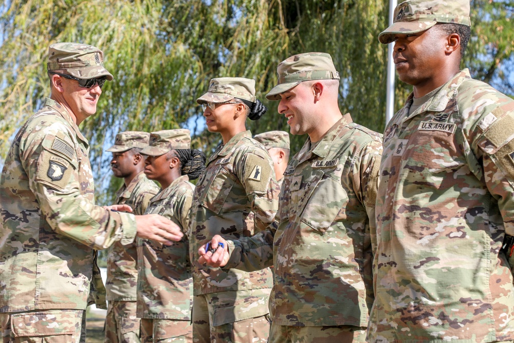 Division senior enlisted leader visits Powidz base