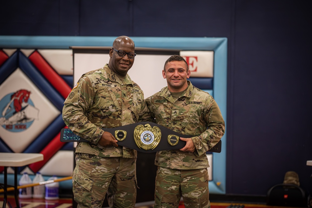 Soldiers compete in 2023 Ohio Army National Guard Combatives Tournament