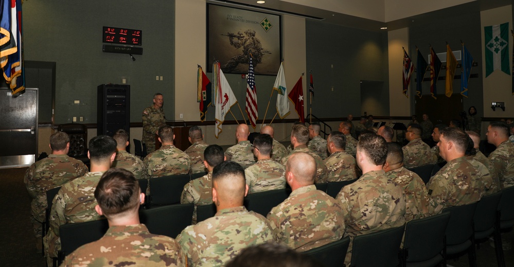 The 4th Inf. Div. MCP-OD Demobilization and Award Ceremony