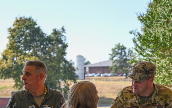 AMC Civic Leaders, command team visit Herk Nation
