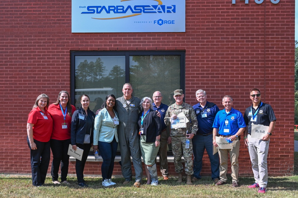 AMC Civic Leaders visit LRAFB