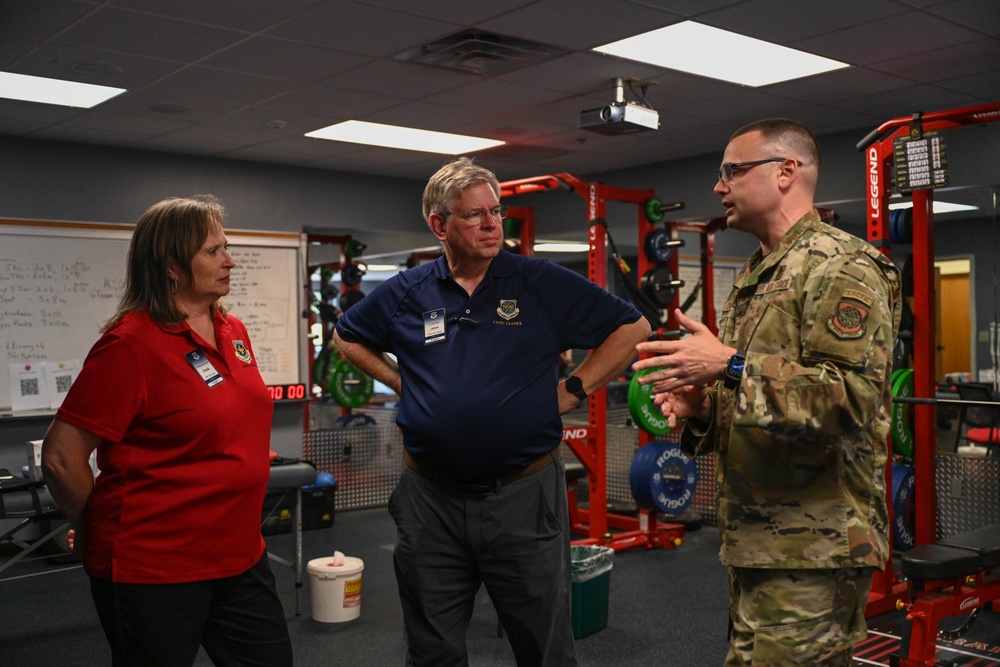 AMC Civic Leaders visit LRAFB