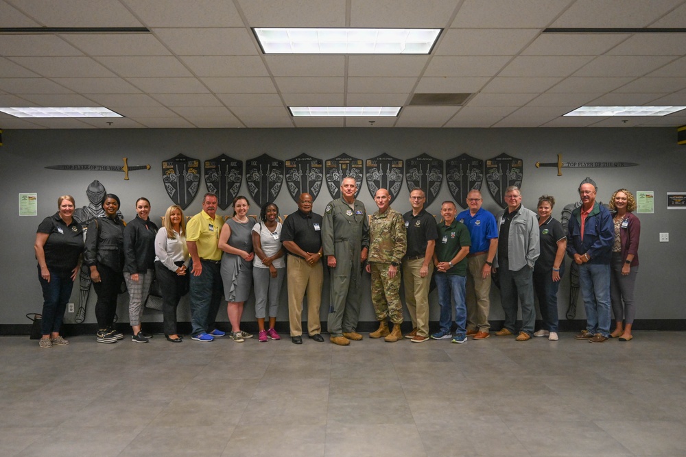 AMC Civic Leaders visit LRAFB