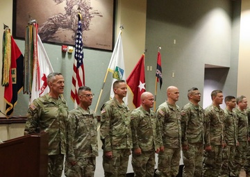4th Inf. Div. Main Command Post Operation Detachment Demobilization and Award Ceremony