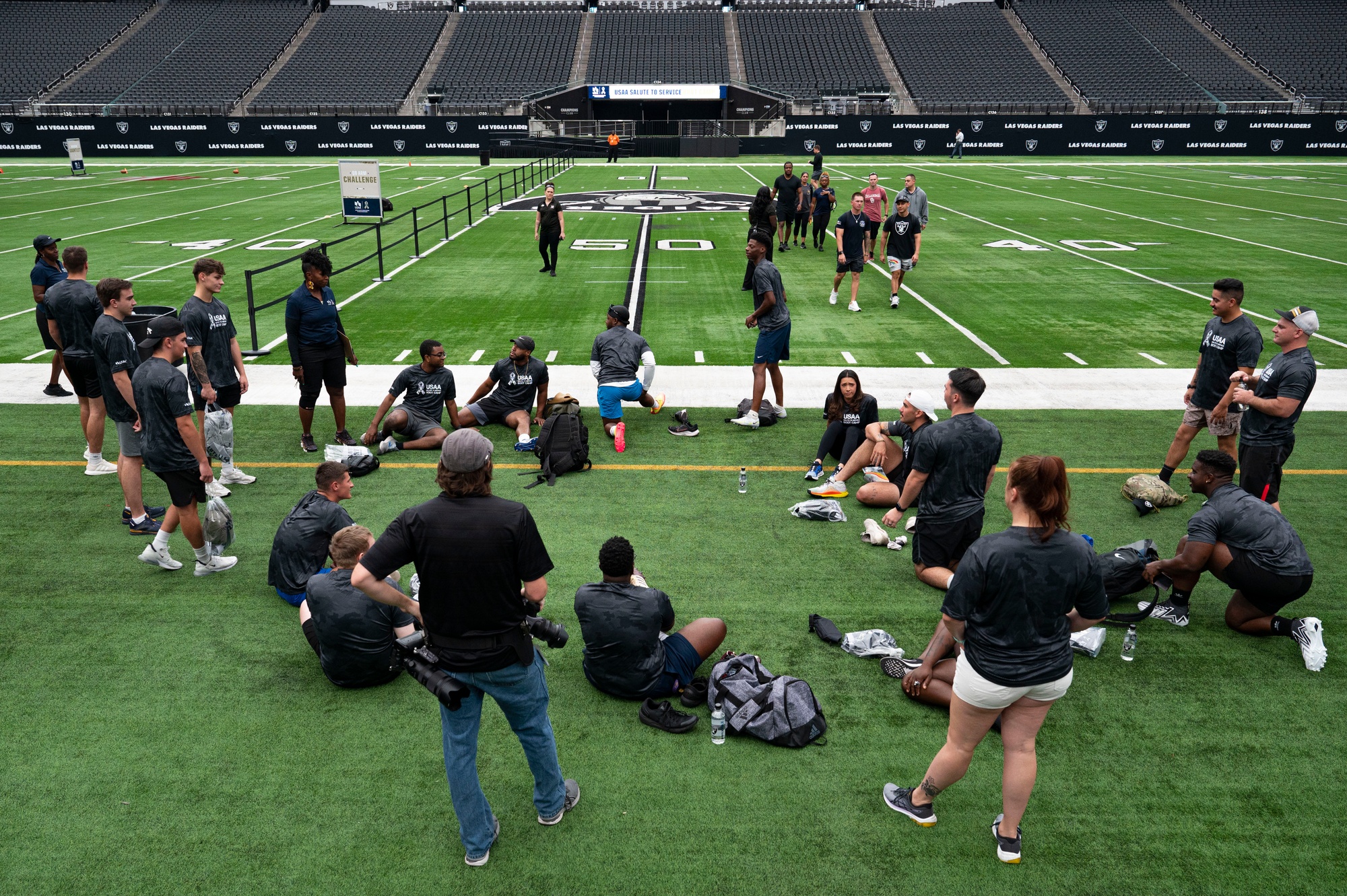 las vegas raiders salute to service