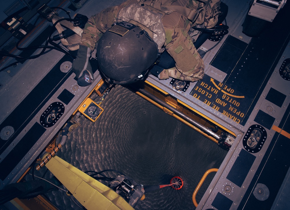 U.S. Army Chinook Flight Crew Assists With Wildfire Suppression