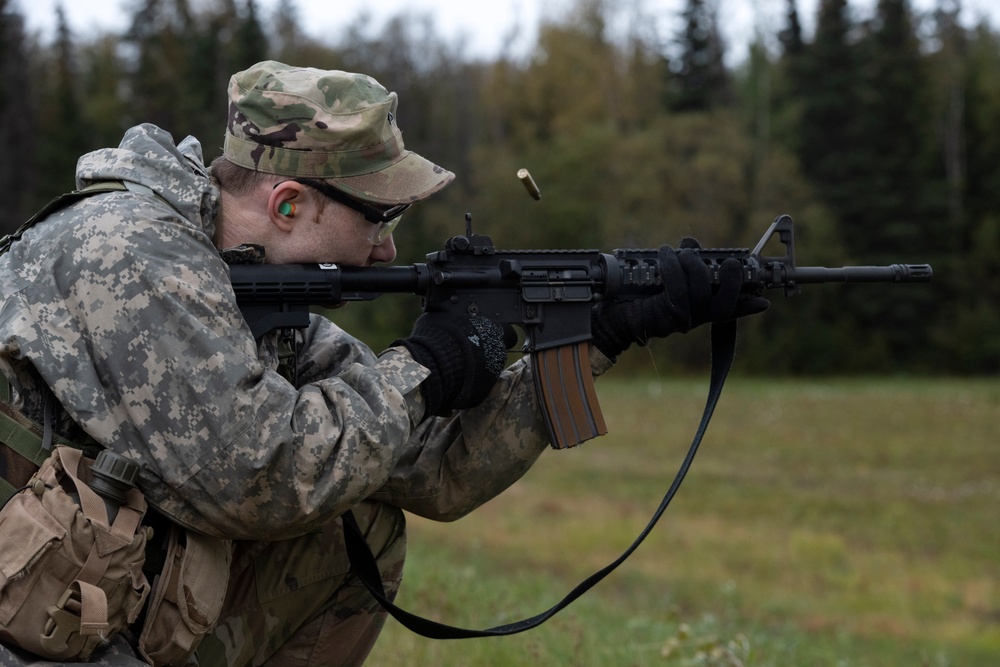 University Alaska Army ROTC cadets develop soldiering skills during Operation Resolute Phoenix