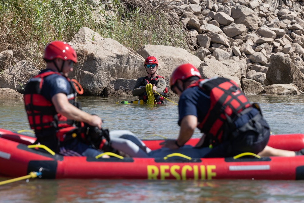 MCAS Yuma Marines conduct Swift Water Rescue Training