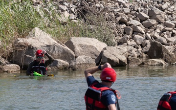 Marine Corps Air Station Yuma Firefighters Attend Swift Water Rescue Technician Training at Yuma Proving Grounds