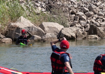 Marine Corps Air Station Yuma Firefighters Attend Swift Water Rescue Technician Training at Yuma Proving Grounds