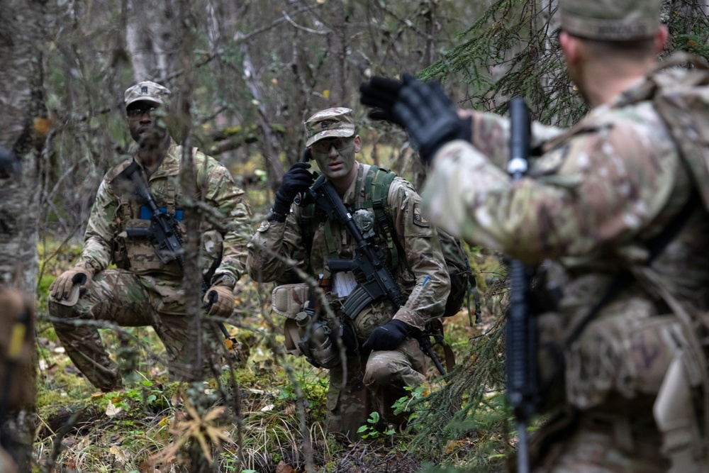 University Alaska Army ROTC cadets develop soldiering skills during Operation Resolute Phoenix