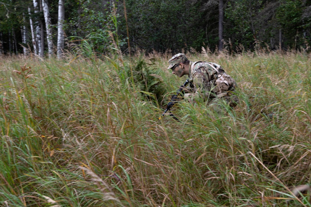 University Alaska Army ROTC cadets develop soldiering skills during Operation Resolute Phoenix