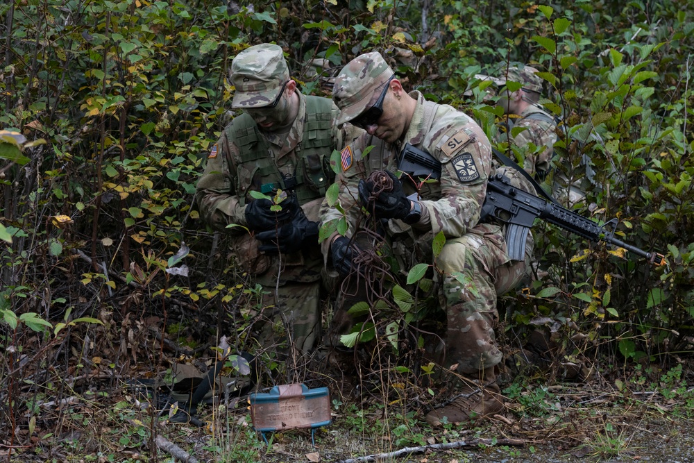 University Alaska Army ROTC cadets develop soldiering skills during Operation Resolute Phoenix