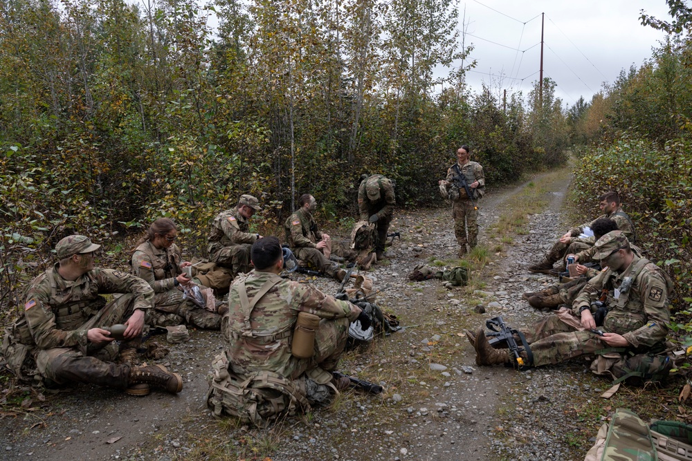 University Alaska Army ROTC cadets develop soldiering skills during Operation Resolute Phoenix