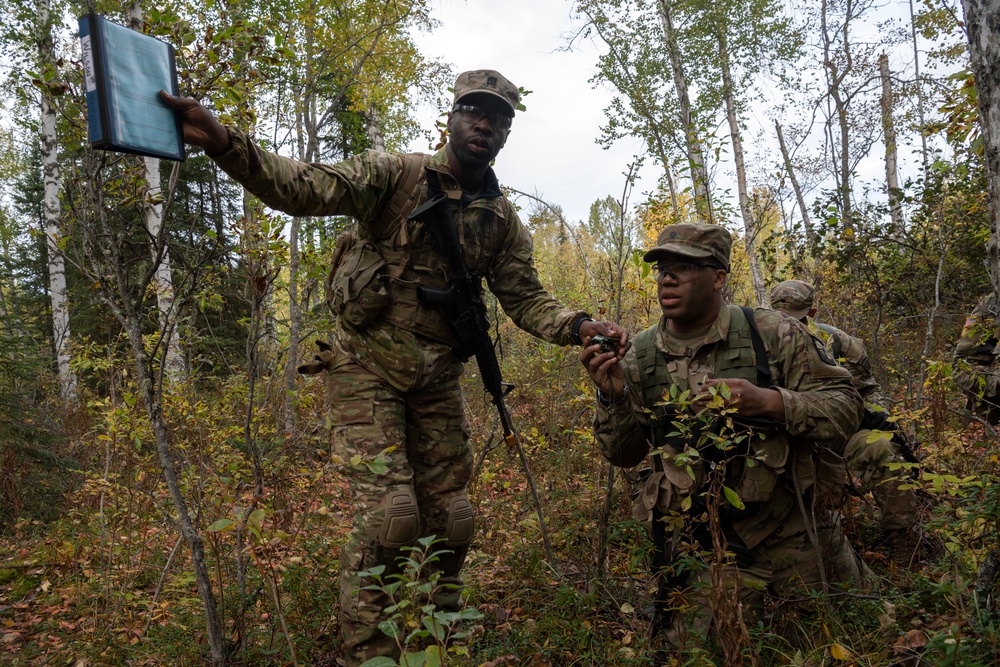 University Alaska Army ROTC cadets develop soldiering skills during Operation Resolute Phoenix