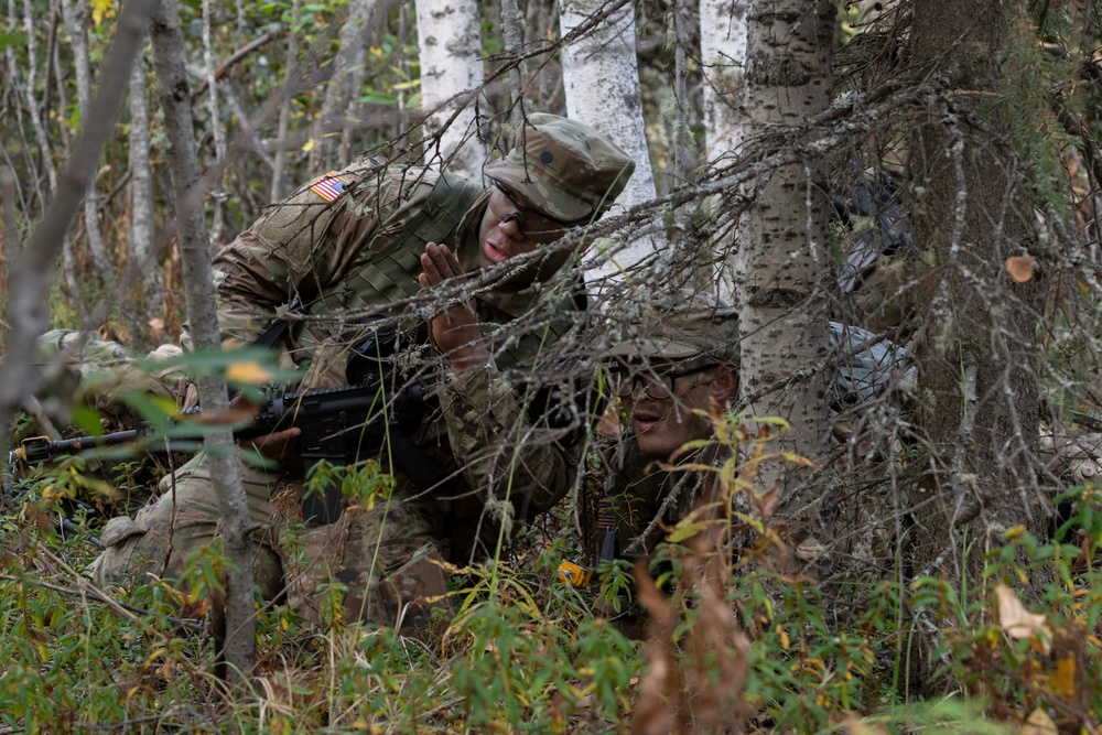 University Alaska Army ROTC cadets develop soldiering skills during Operation Resolute Phoenix