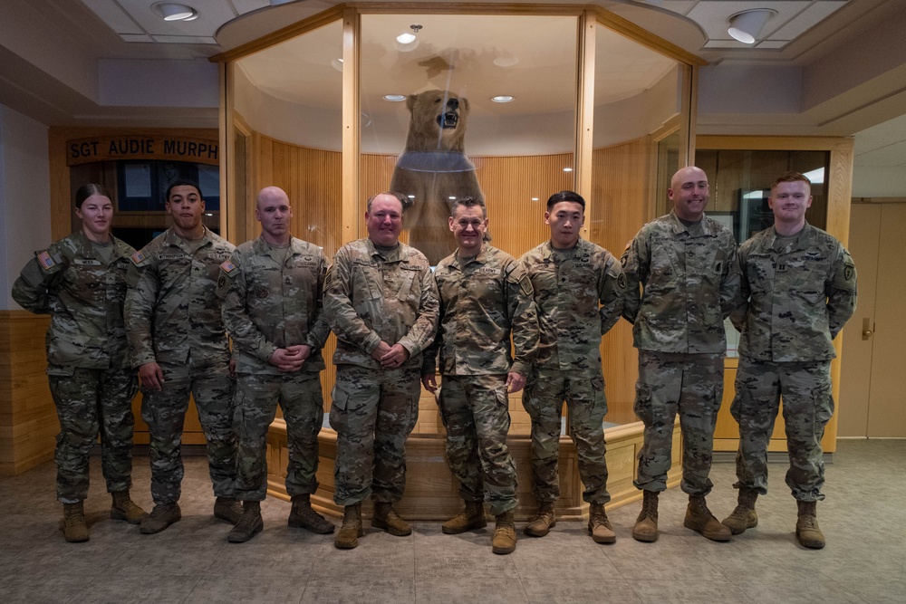 Sgt. Maj. of the Army Presents Coins to Fort Wainwright Soldiers