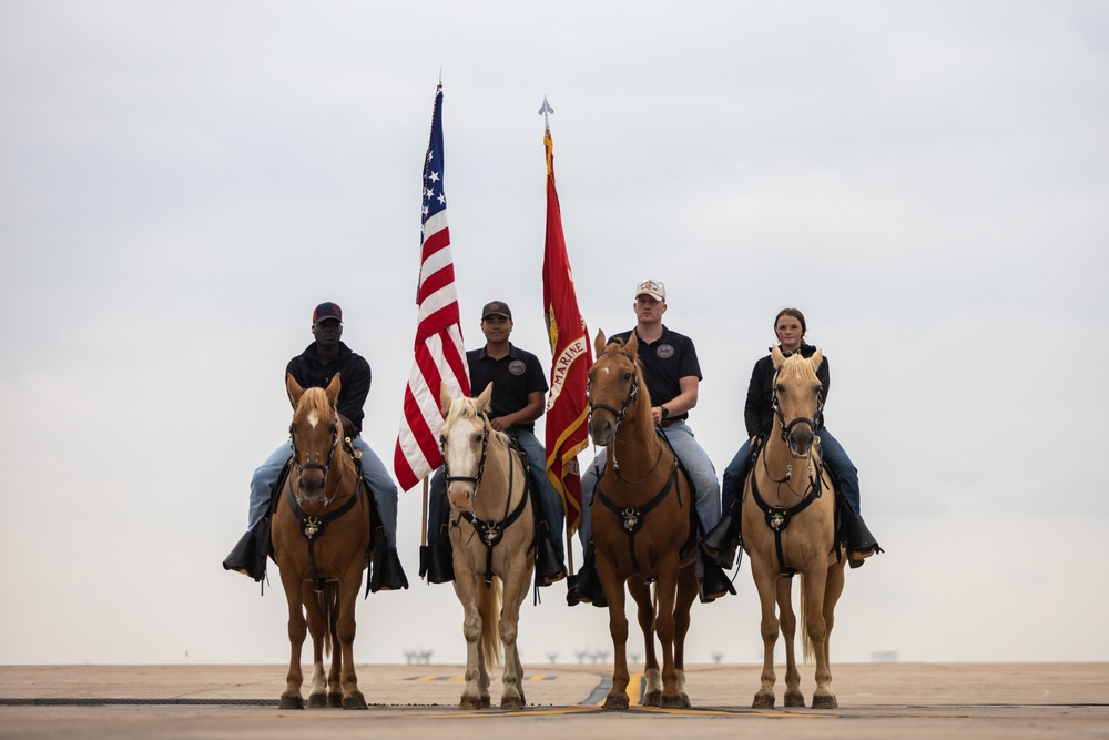 America's Airshow 2023: U.S. Marine Corps Mounted Color Guard