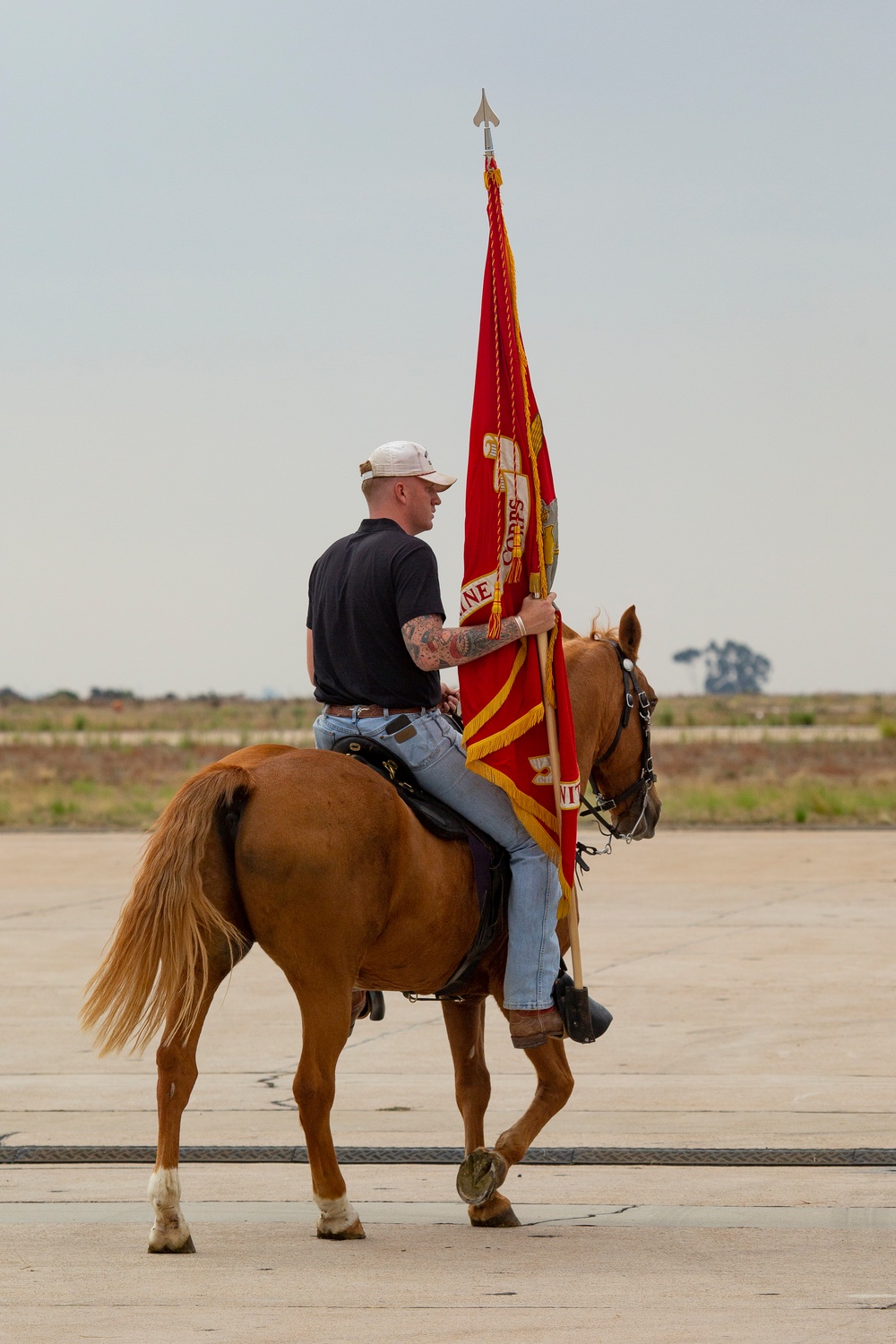 America's Airshow 2023: U.S. Marine Corps Mounted Color Guard