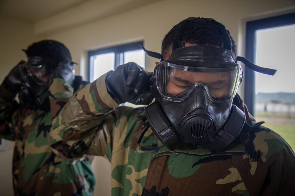 MARFORK Marines participate in CBRN qualification