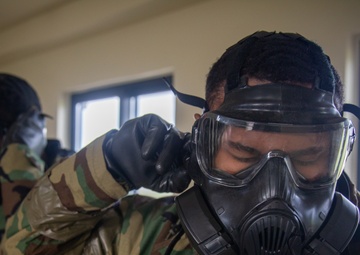 MARFORK Marines participate in CBRN qualification