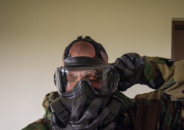 MARFORK Marines participate in CBRN qualification