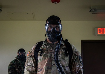 MARFORK Marines participate in CBRN qualification