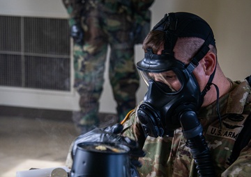 MARFORK Marines participate in CBRN qualification