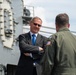 USS Ronald Reagan (CVN 76) hosts the Croatia’s Ambassador to Japan and Commander, Navy Region Japan