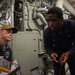 USS Ronald Reagan (CVN 76) Sailors conduct daily maintenance