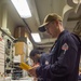 USS Ronald Reagan (CVN 76) Sailors conduct daily maintenance