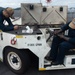 USS Ronald Reagan (CVN 76) Sailors conduct flight deck maintenance