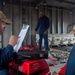 USS Ronald Reagan (CVN 76) Sailors conduct flight deck maintenance