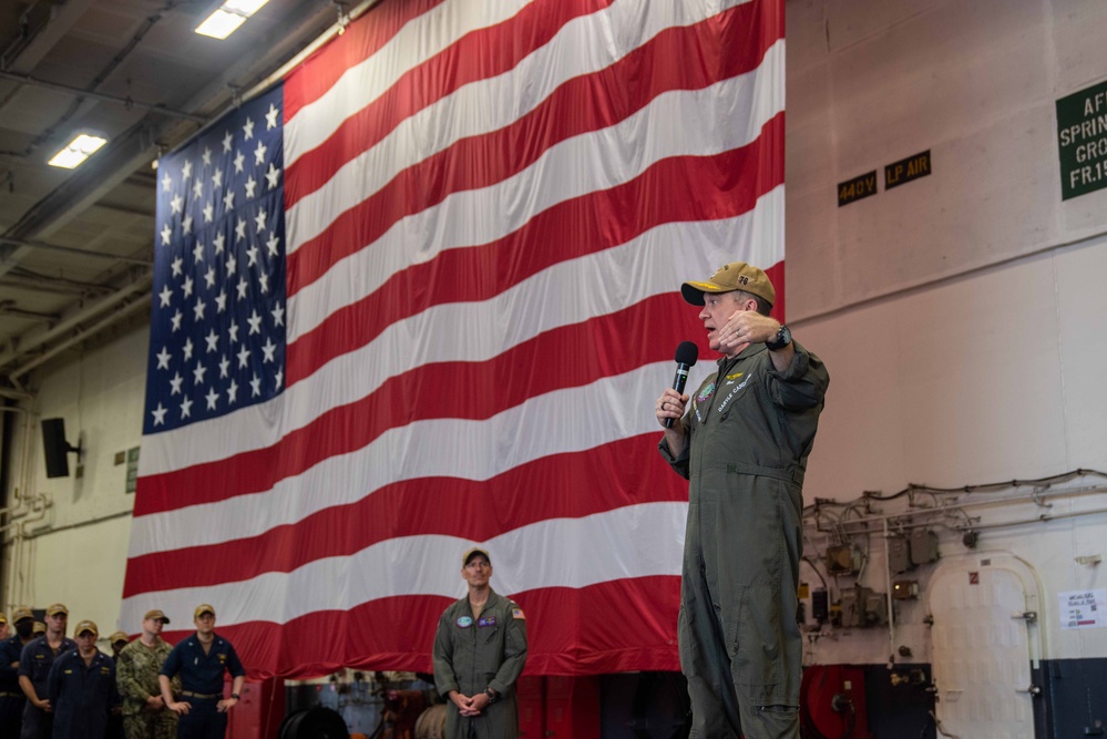 USS Ronald Reagan (CVN 76) hosts meritorious advancement program ceremony