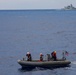 USS Ralph Johnson conducts boat ops.