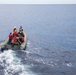 USS Ralph Johnson conducts boat ops.