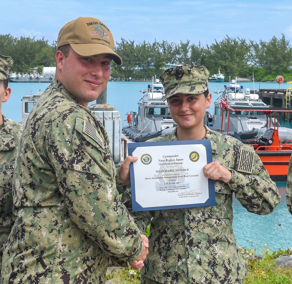 NSF Diego Garcia SIMBBC course graduation – September 2023