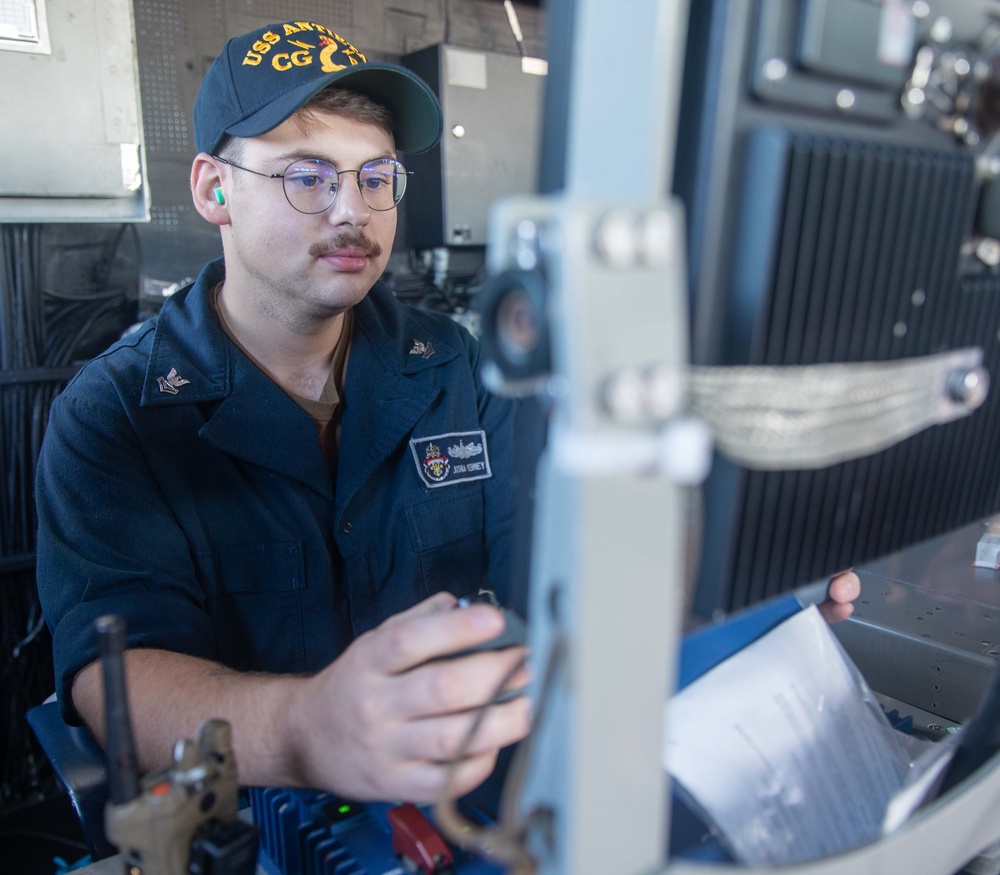 USS Antietam Live-Fire Weapons Exercise