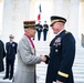 France Chief of Defense Staff Gen. Thierry Burkhard Participates in an Armed Forces Full Honors Wreath-Laying Ceremony at the Tomb of the Unknown Soldier