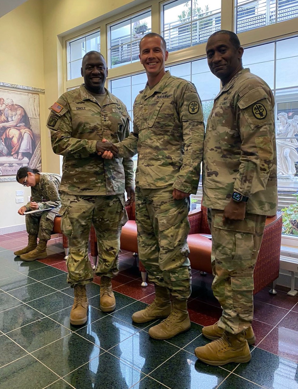 A focus on collaboration: Lt. Gen. Dingle's visit to Vicenza Health Clinic