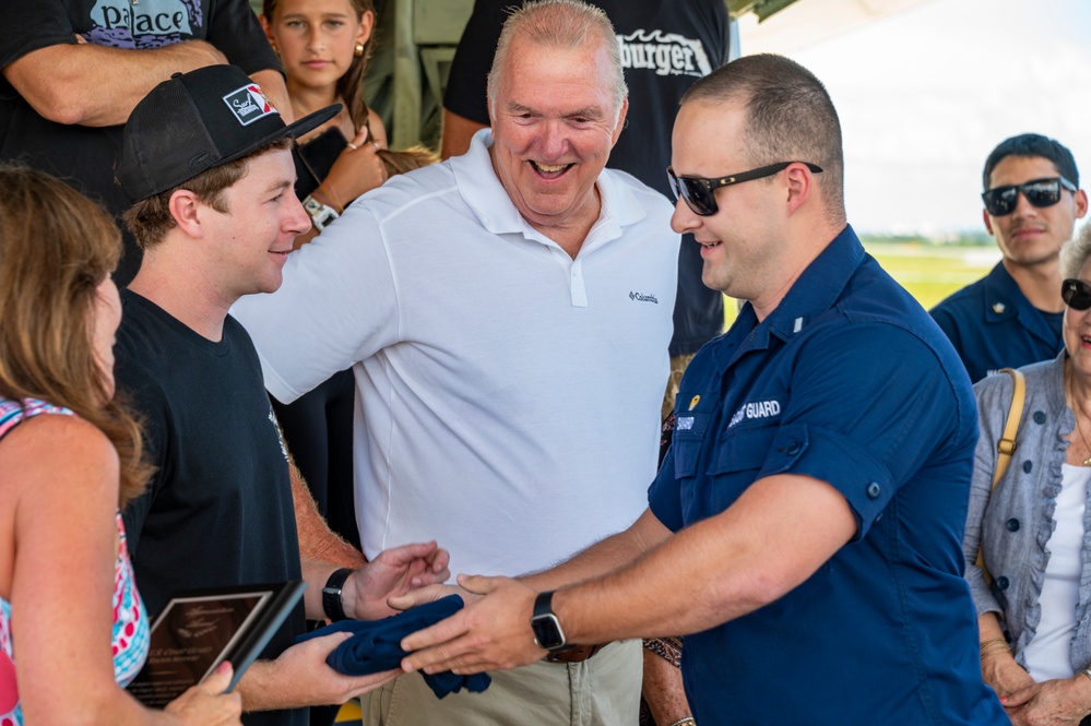 Coast Guard, partner agencies reunite with survivor in St. Augustine