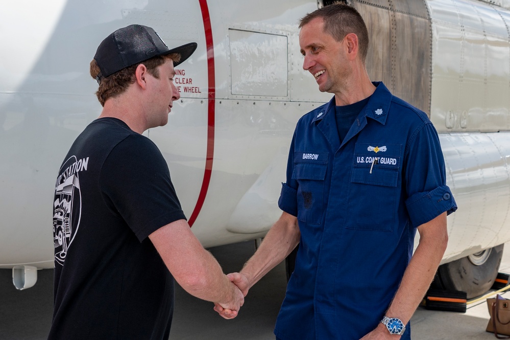 Coast Guard, partner agencies reunite with survivor in St. Augustine