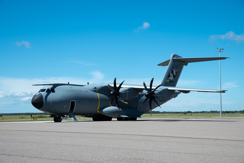 Spanish Air Force stops over at MacDill enroute to Green Flag