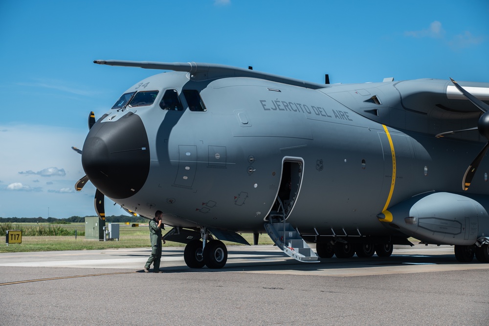 Spanish Air Force stops over at MacDill enroute to Green Flag