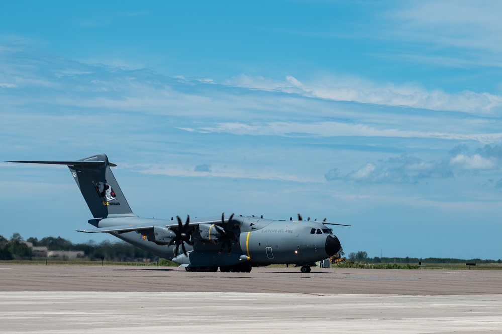Spanish Air Force stops over at MacDill enroute to Green Flag