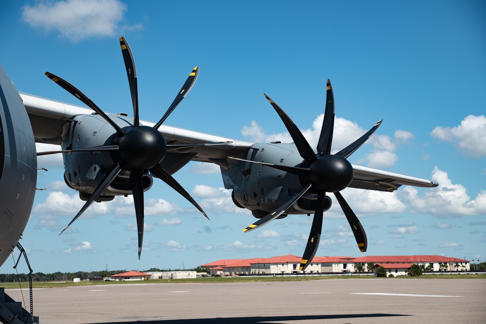 Spanish Air Force stops over at MacDill enroute to Green Flag